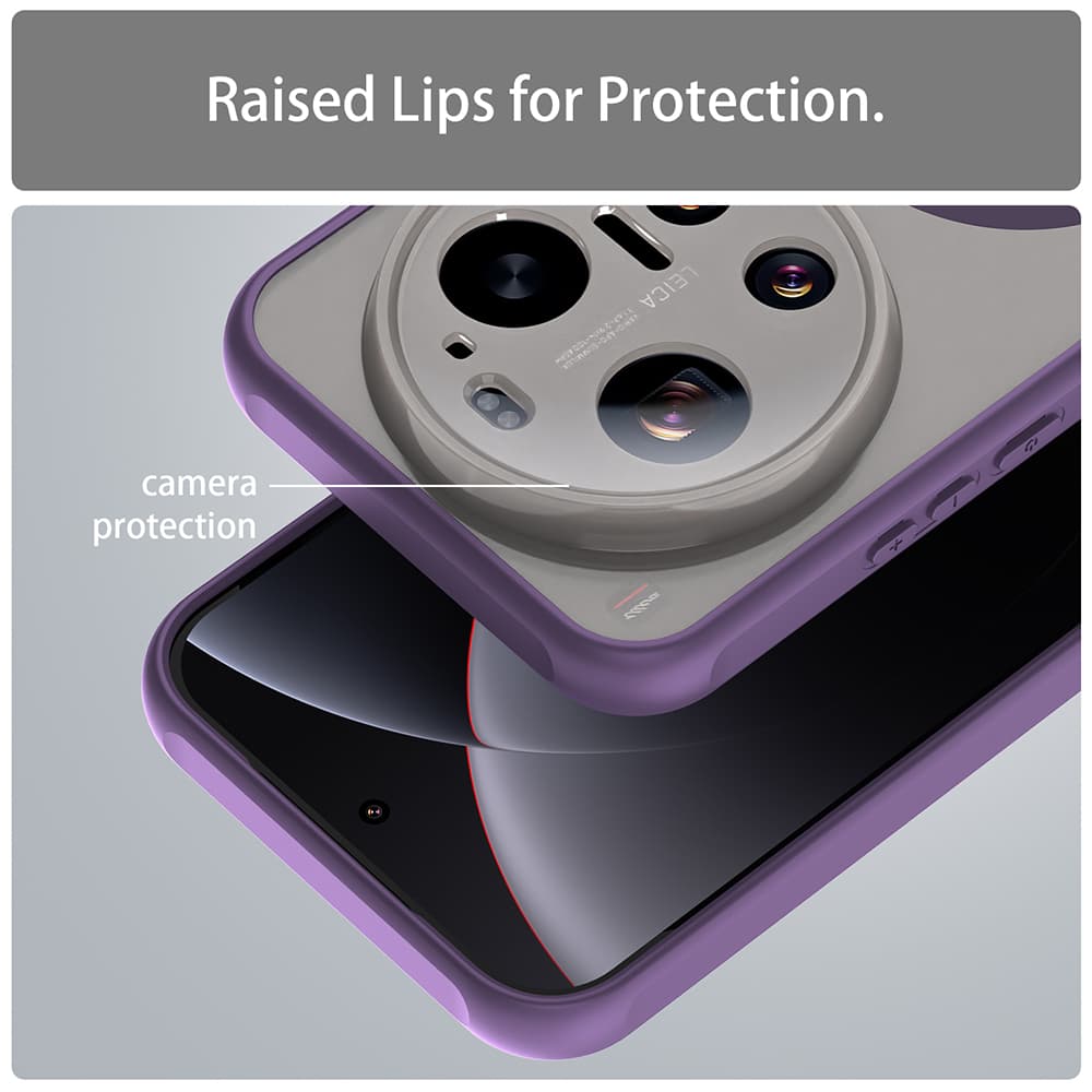 Kryt Techsuit HaloFrost II MagSafe pro Xiaomi 17 Ultra fialový - náhled 4
