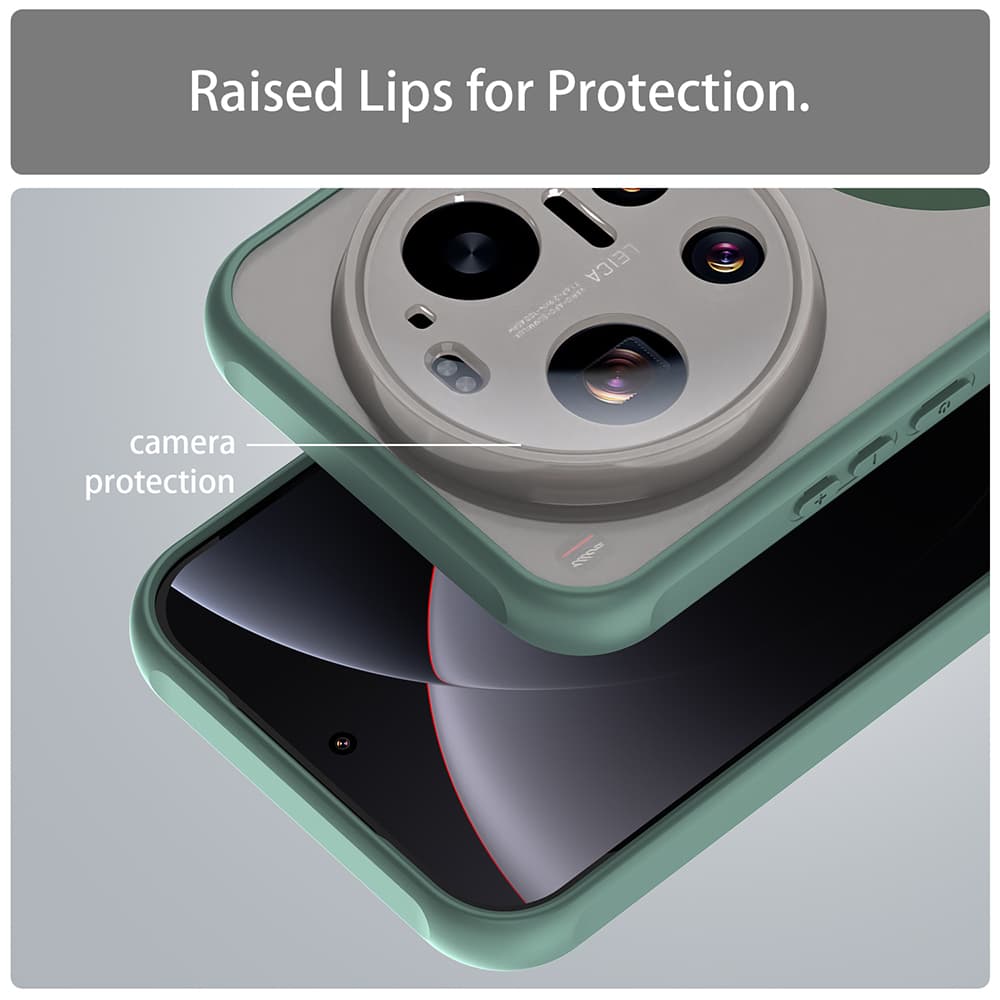 Kryt Techsuit HaloFrost II MagSafe pro Xiaomi 17 Ultra zelený - náhled 4