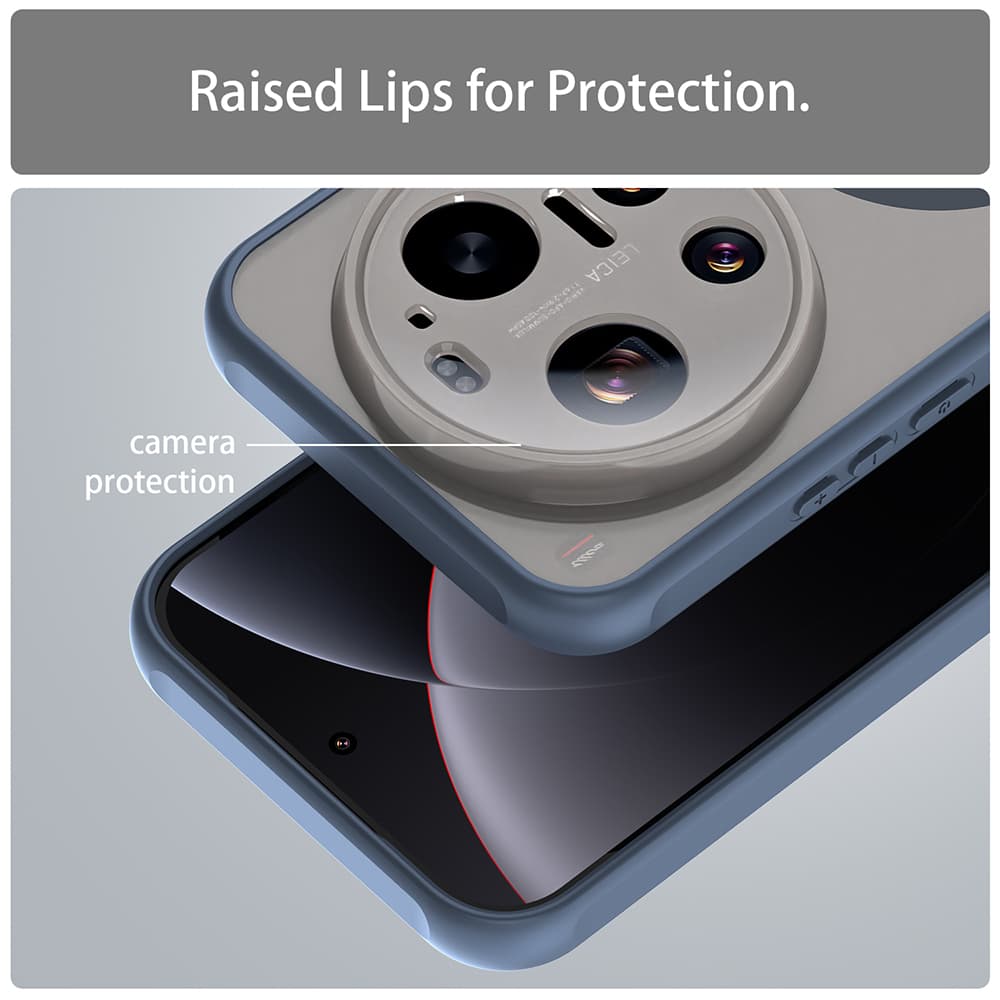 Kryt Techsuit HaloFrost II MagSafe pro Xiaomi 17 Ultra tmavě modrý - náhled 4