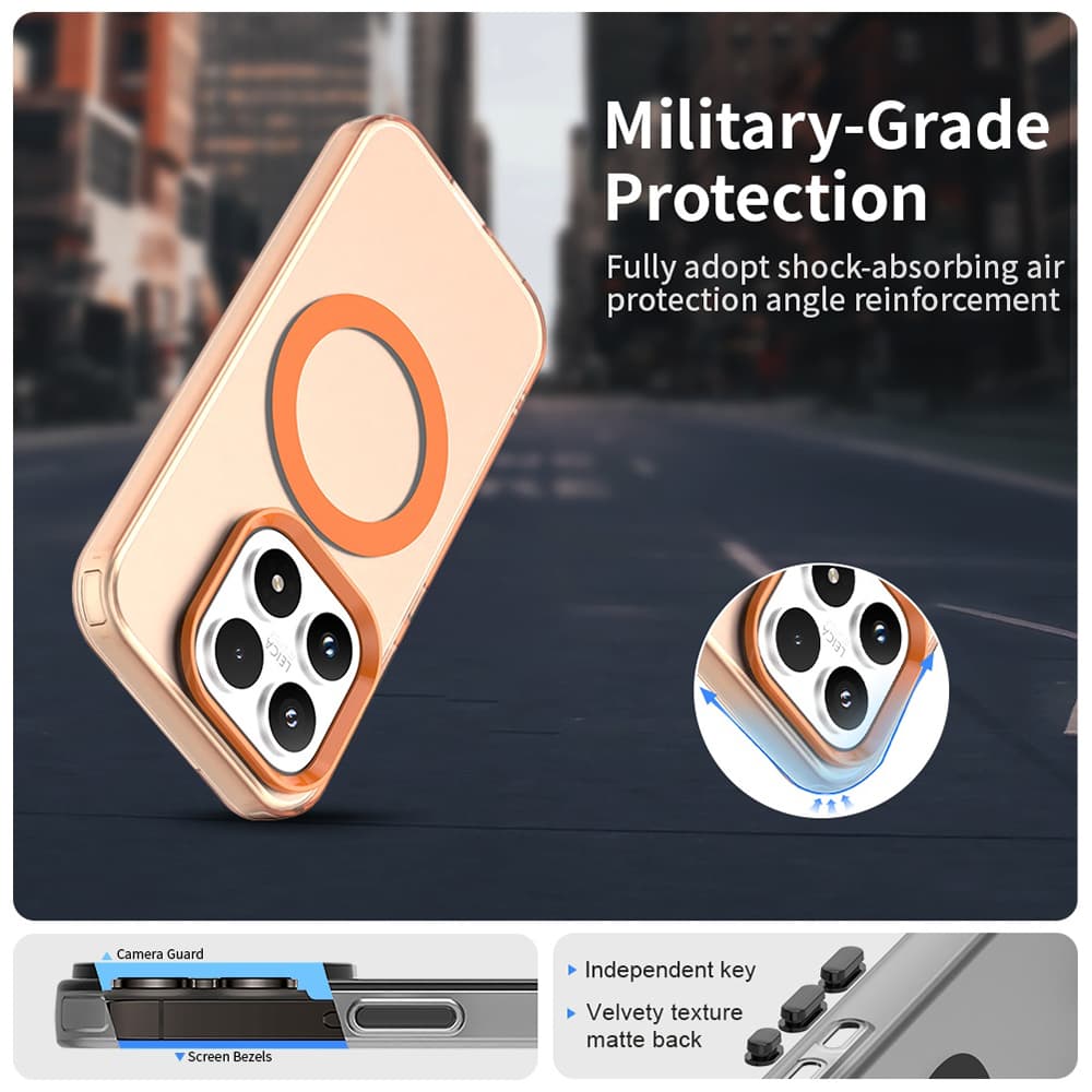 Kryt Techsuit CandyCase MagSafe - Xiaomi 17 Oranžový - náhled 4