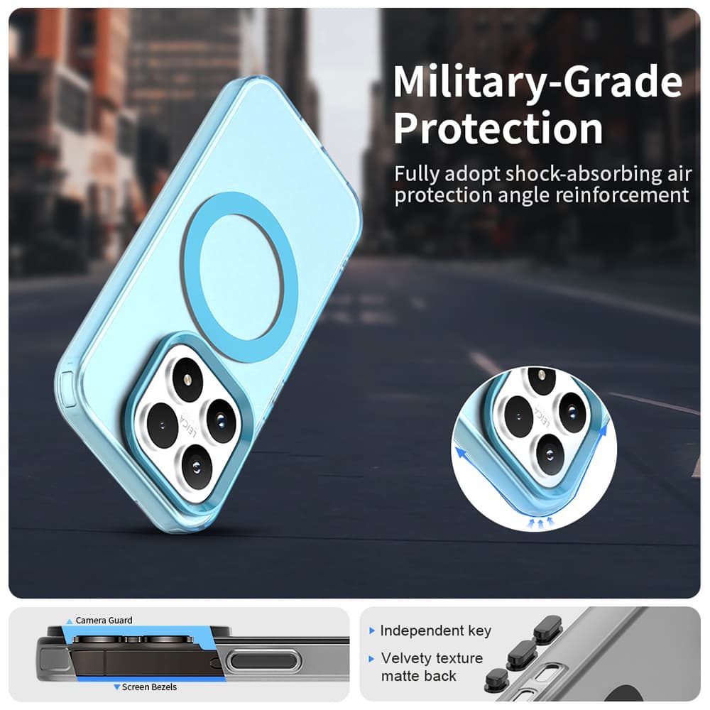 Kryt Techsuit CandyCase MagSafe - Xiaomi 17 Modrý - náhled 4