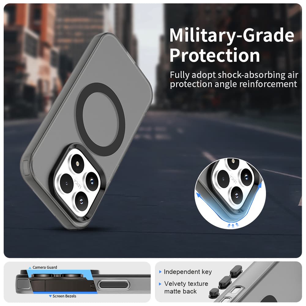 Kryt Techsuit CandyCase MagSafe - Xiaomi 17 Černý - náhled 4