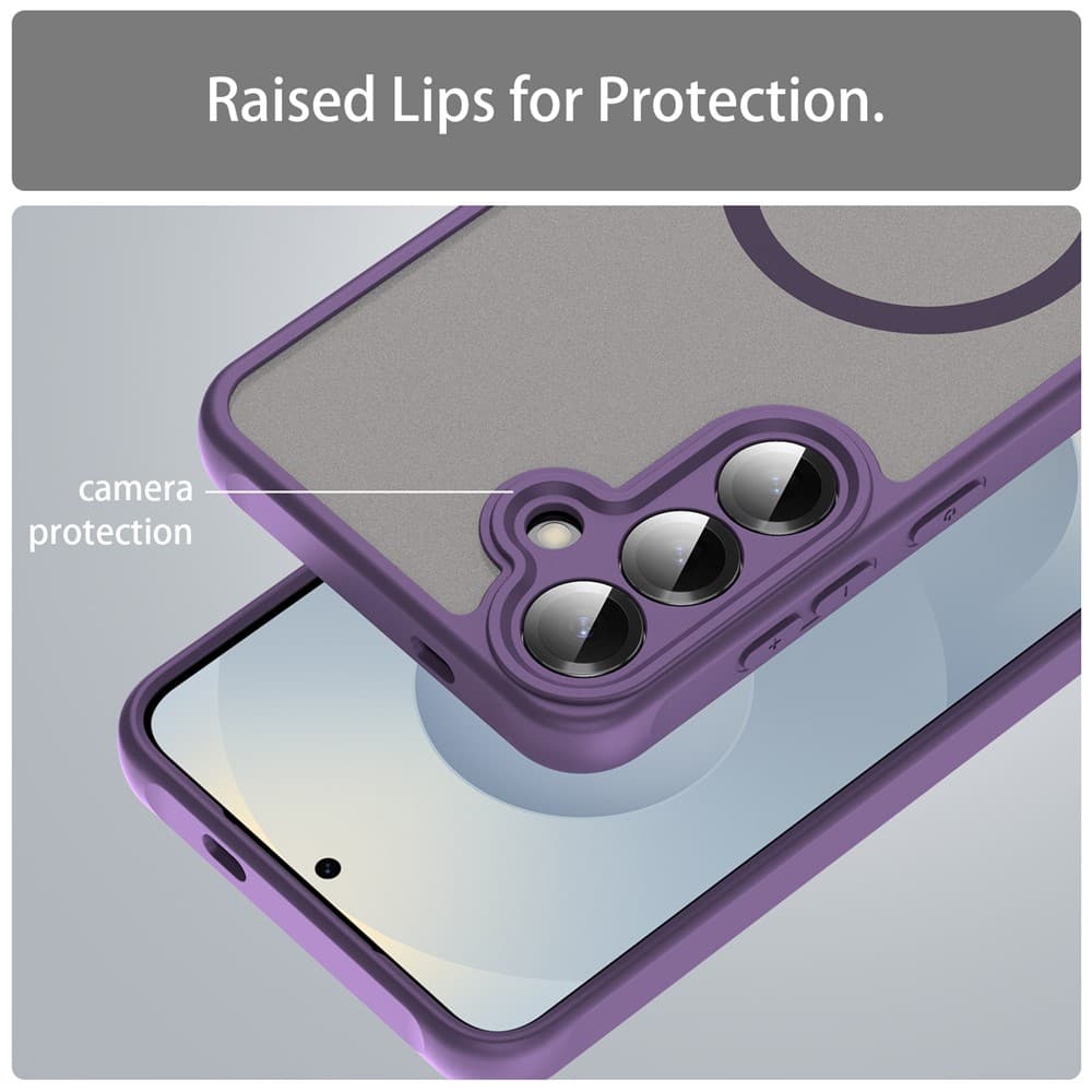 Kryt Techsuit HaloFrost II MagSafe pro Samsung Galaxy A27 5G fialový - náhled 4