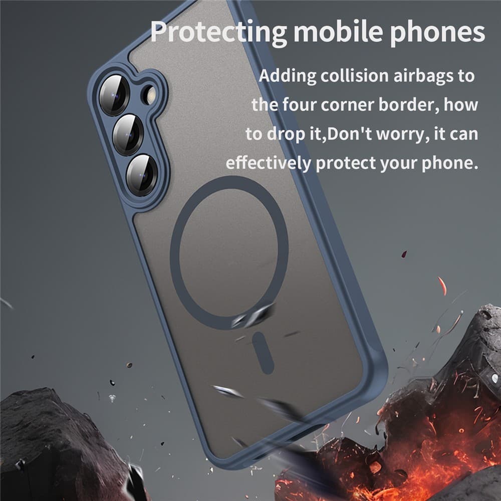 Kryt Techsuit HaloFrost II MagSafe pro Samsung Galaxy A27 5G námořnicky modrý - náhled 4
