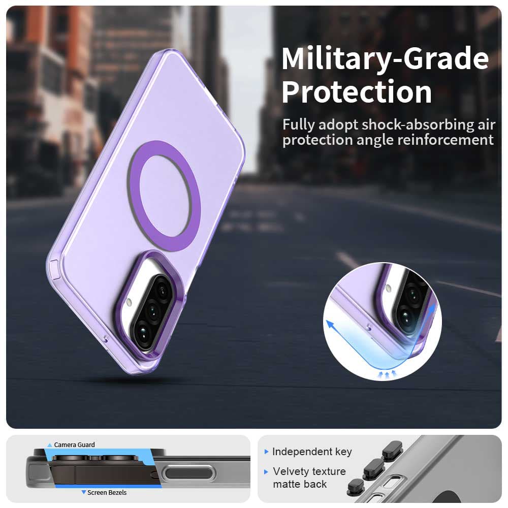 Kryt Techsuit CandyCase MagSafe pro Samsung Galaxy A27 5G fialový - náhled 4