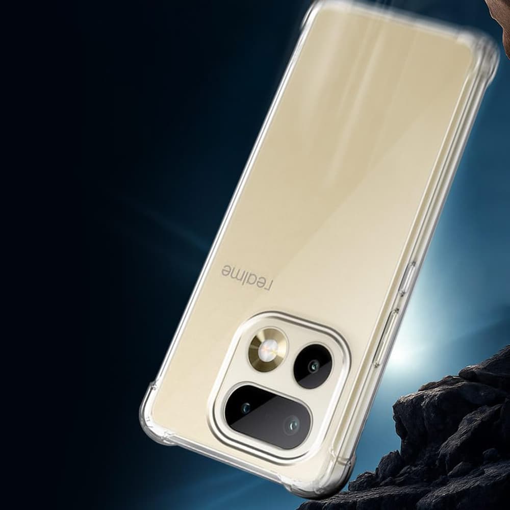 Kryt Techsuit - Shockproof Clear Silicone - Realme 16 Pro Průhledný - náhled 4