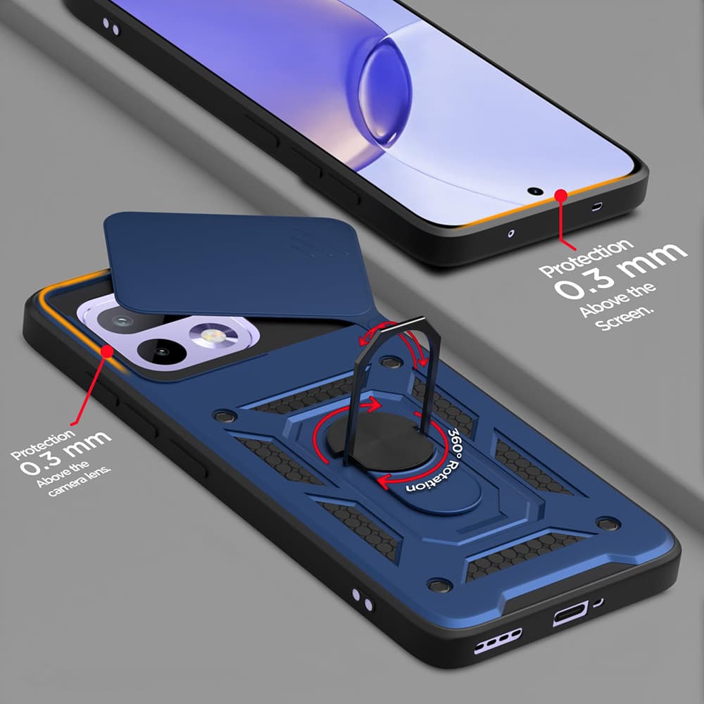 Kryt Techsuit CamShield Series - Realme 16 Pro Modrý - náhled 4