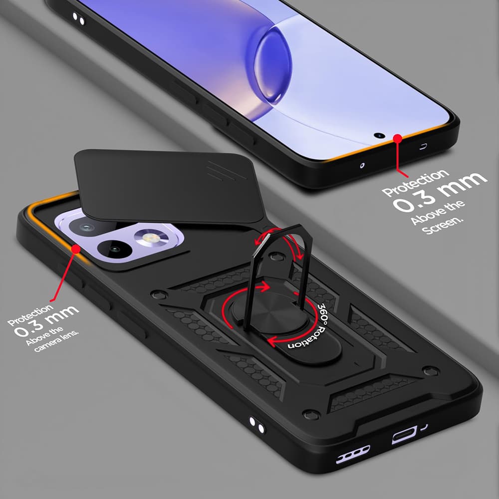 Kryt Techsuit CamShield Series - Realme 16 Pro Černý - náhled 4