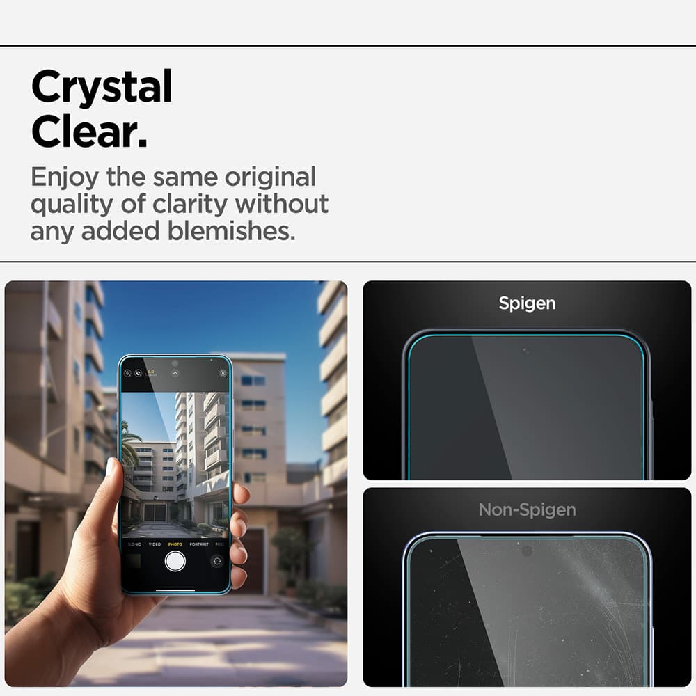 Ochranné sklo Spigen Glas.tR EZ-FIT HD pro Samsung Galaxy A36 a A37 průhledné - náhled 4