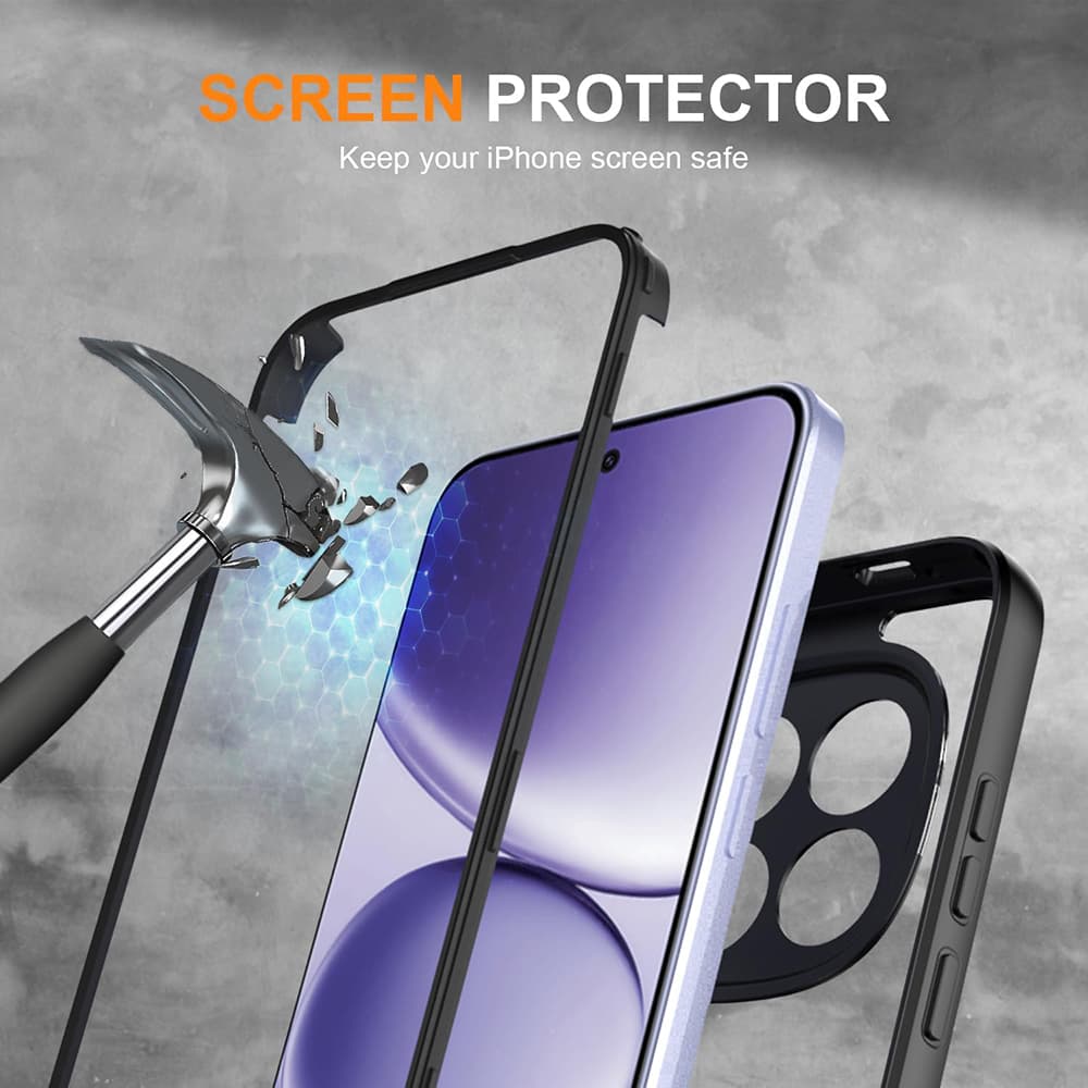 Kryt Techsuit - ColorVerse 360 Series + Screen Protector - Xiaomi Redmi Note 15 Pro 4G - černý - náhled 4