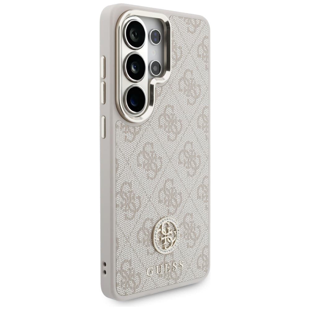 Kryt Guess - 4G Big Rhinestone Triangle Strap MagSafe (GUHMS26LP4G4DCSP) - Samsung Galaxy S26 Ultra - růžový - náhled 4