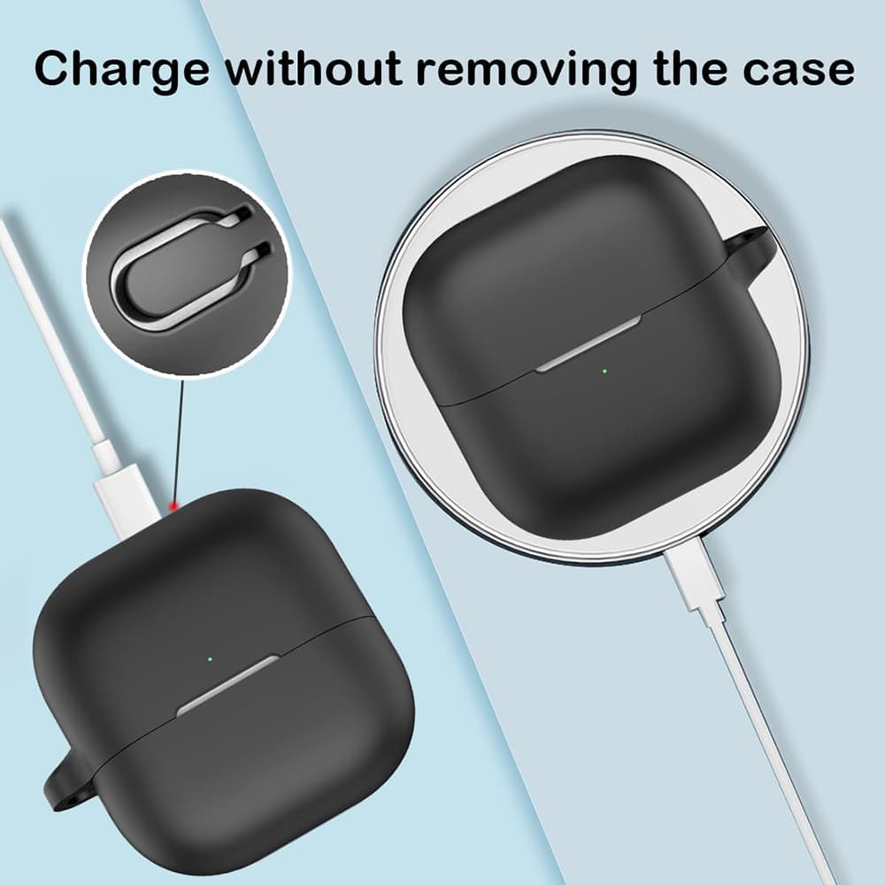 Silikonové pouzdro Techsuit pro Huawei FreeClip 2 černé - náhled 4
