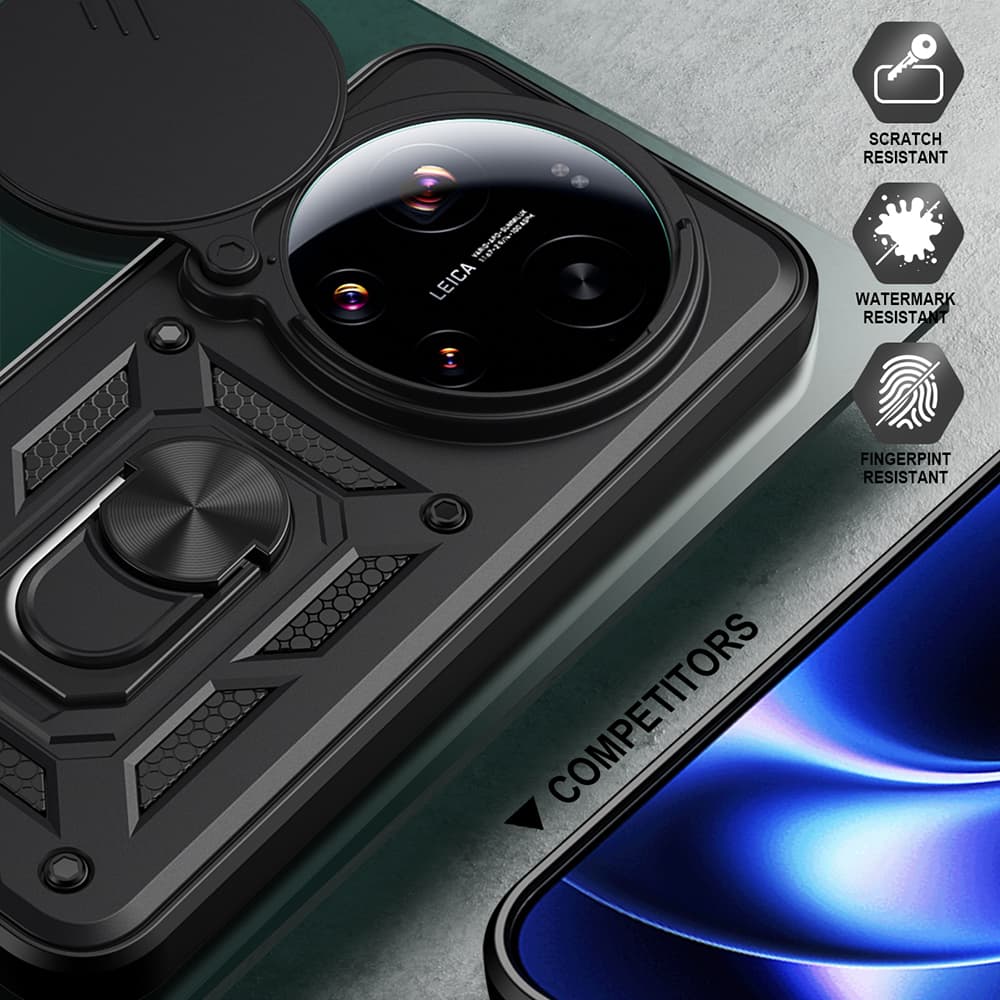 Kryt Techsuit - CamShield Series - Xiaomi 17 Ultra - černý - náhled 4
