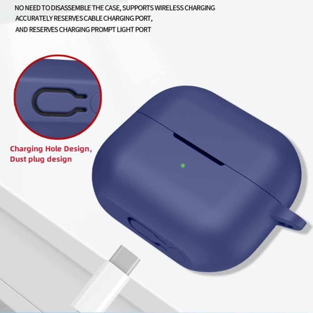 Pouzdro na sluchátka Techsuit - Silicone Case - for AirPods Pro 3 - zelené - náhled 4