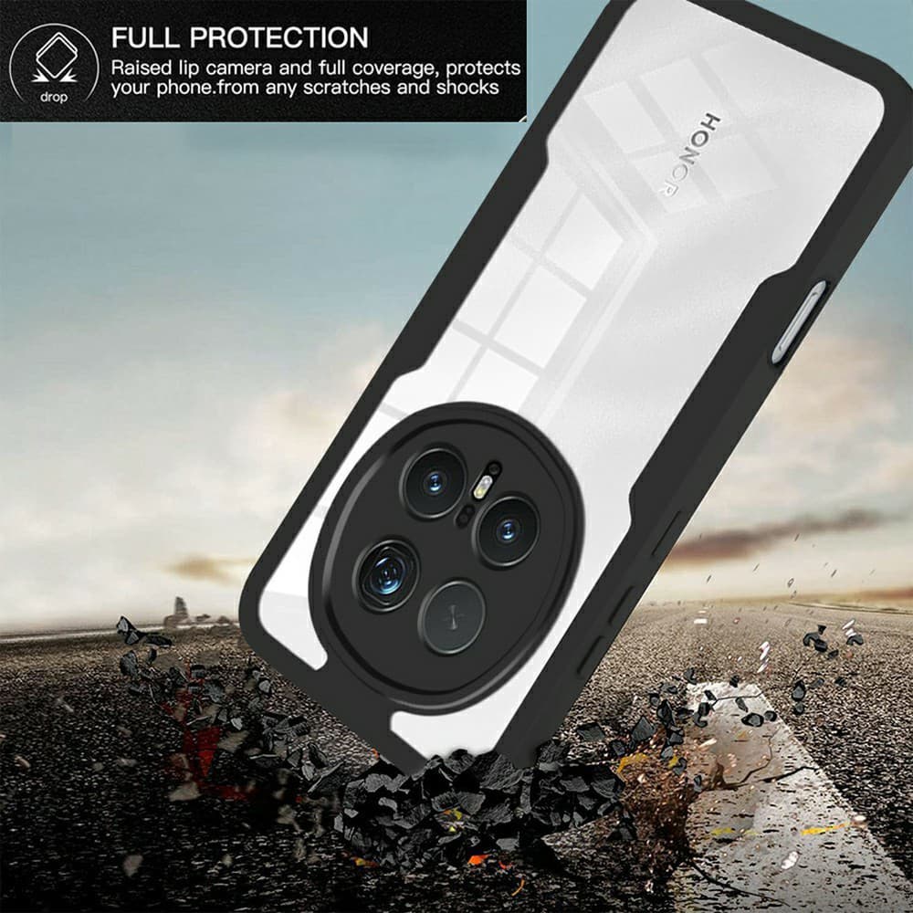 360° kryt Techsuit ColorVerse pro Honor Magic8 Pro černý - náhled 4