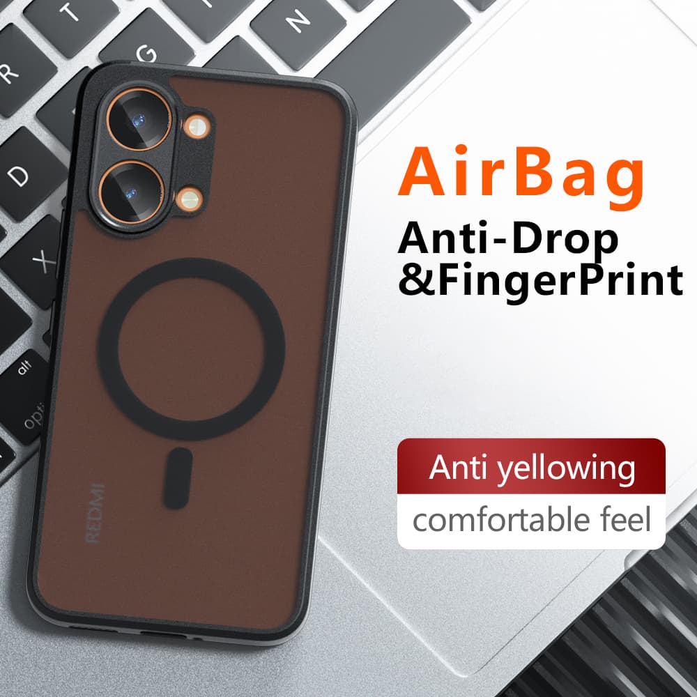 Kryt Techsuit PureFrost MagSafe pro Oppo A6x 4G / A6x 5G / A6k 4G černý - náhled 4