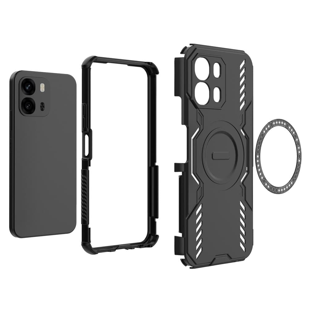 Odolný kryt Techsuit ArmorMag pro Oppo A6 4G modrý - náhled 4