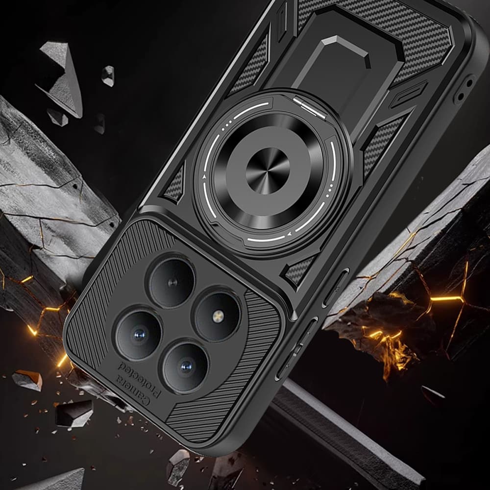 Kryt Techsuit RuggedCam pro Xiaomi Redmi Note 15 Pro 4G šedý - náhled 4