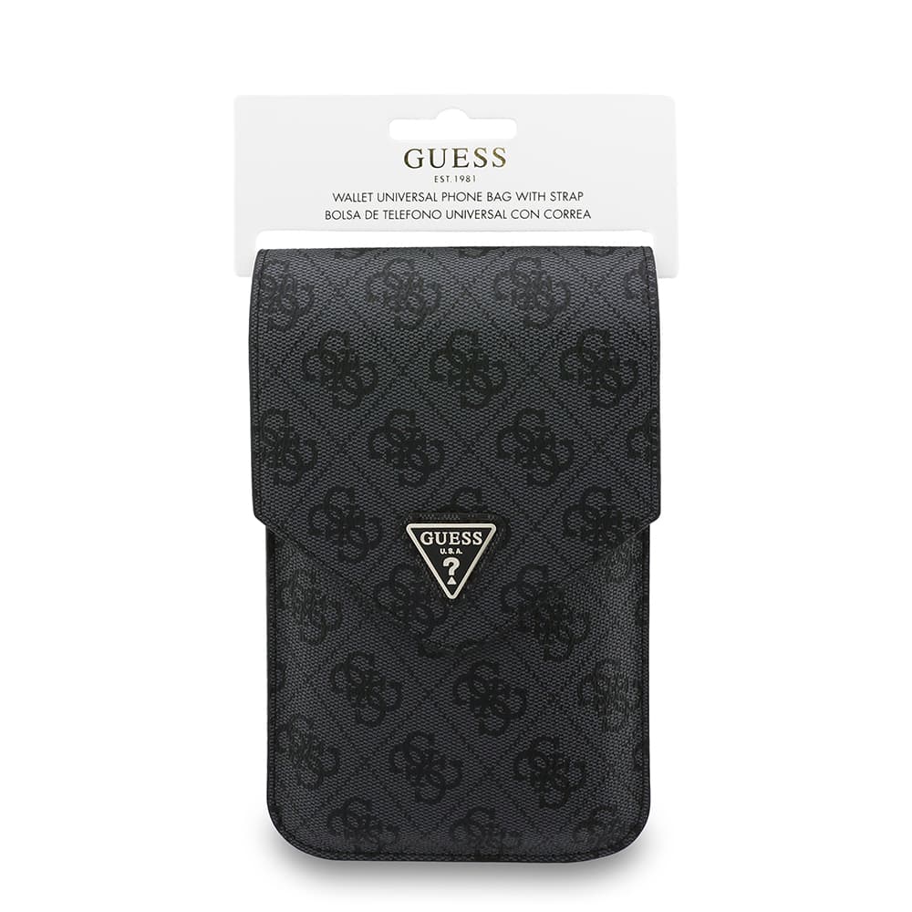 Univerzální peněženka Guess Triangle 4G černá - náhled 4