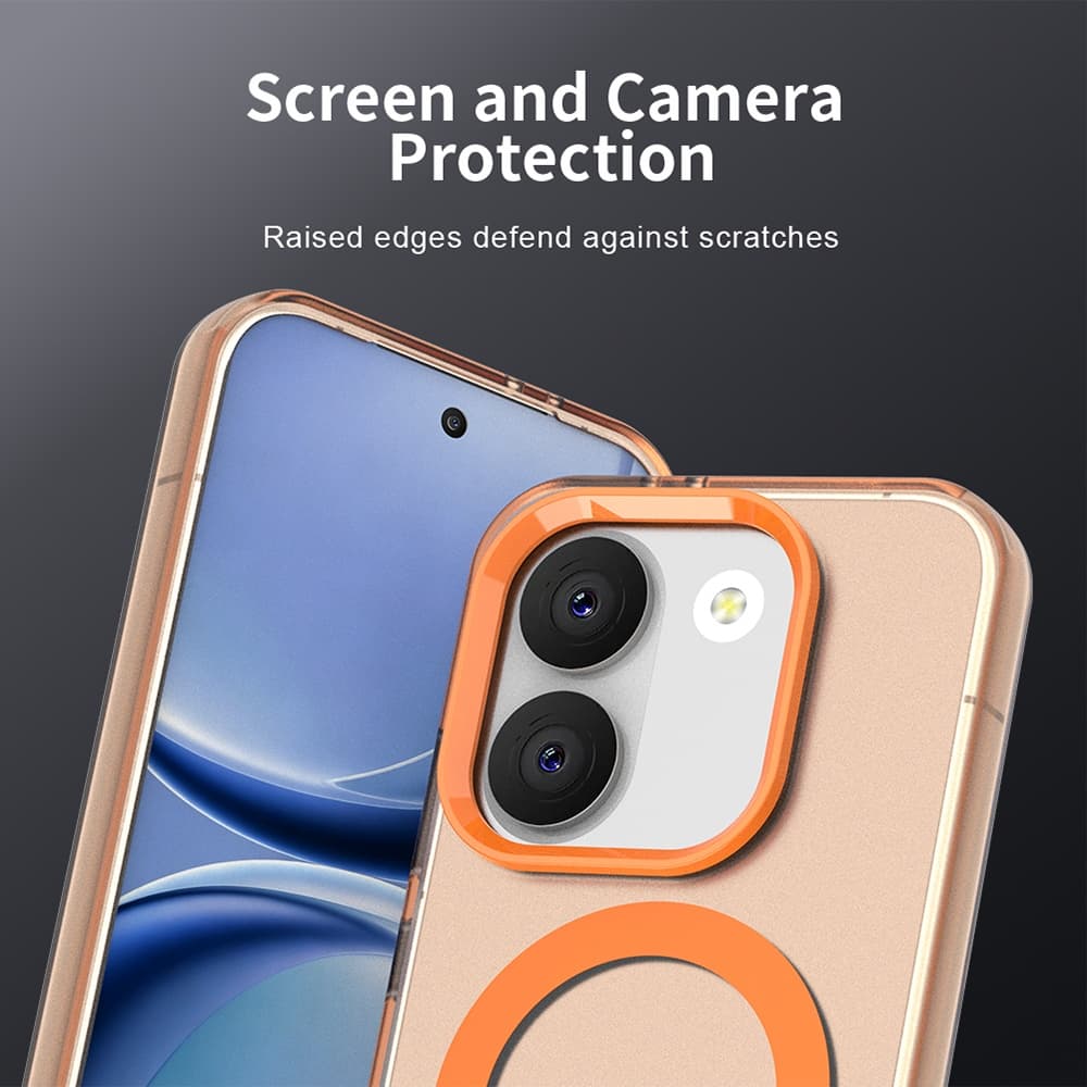 Kryt Techsuit CandyCase MagSafe pro Xiaomi Poco X8 Pro oranžový - náhled 4