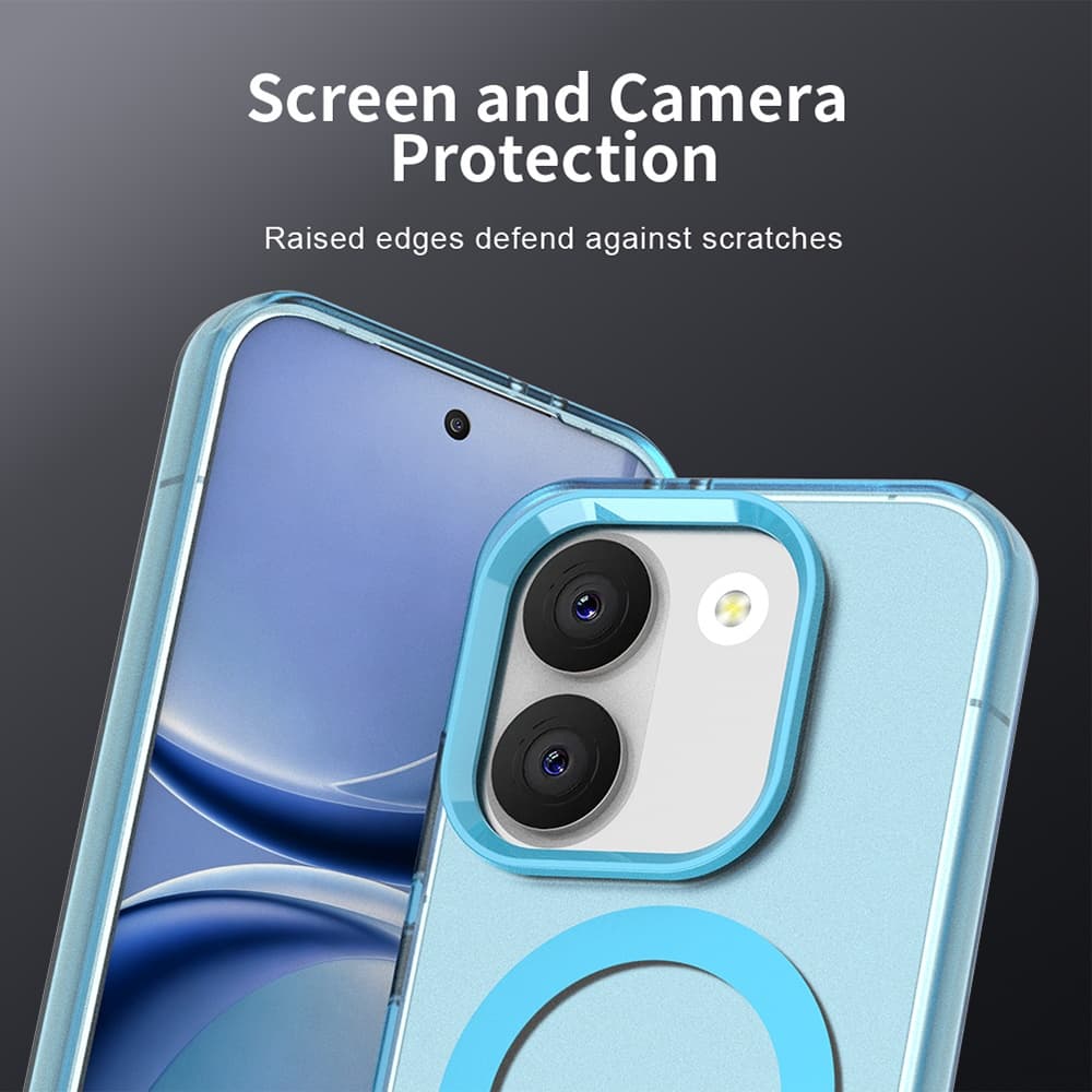 Kryt Techsuit CandyCase MagSafe pro Xiaomi Poco X8 Pro modrý - náhled 4