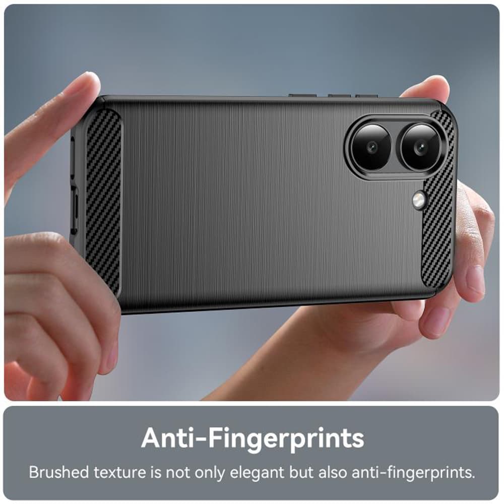 Kryt Techsuit Carbon Silicone pro Xiaomi Poco X8 Pro modrý - náhled 4
