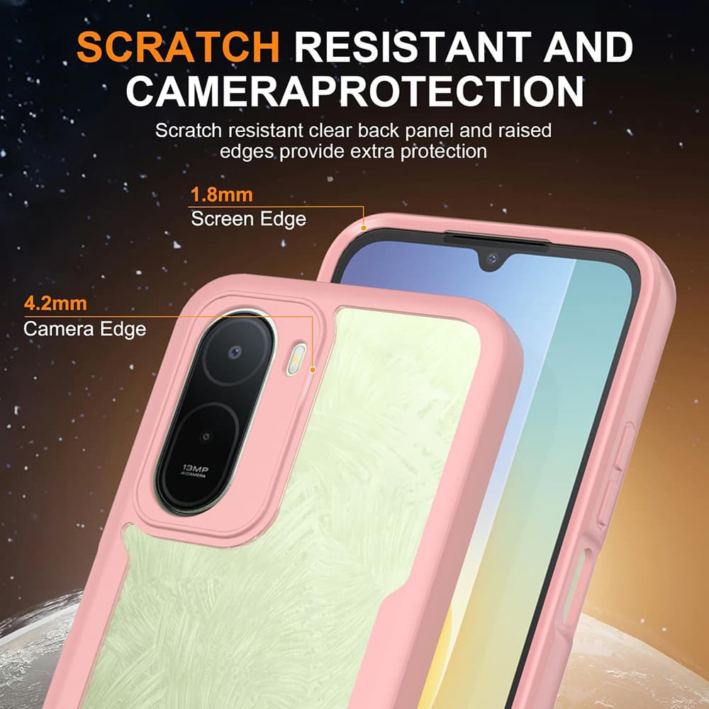 Kryt s ochranou displeje Techsuit ColorVerse 360 Series Xiaomi Redmi A7 Pro 4G růžový - náhled 4