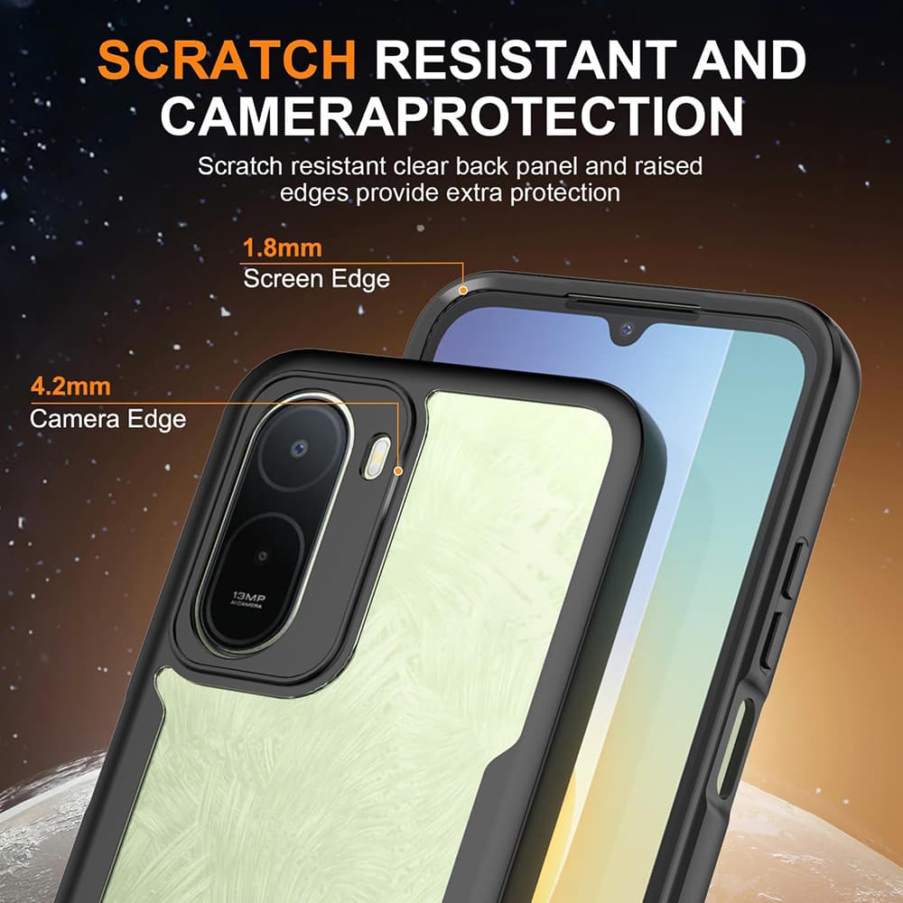 Kryt s ochranou displeje Techsuit ColorVerse 360 Series Xiaomi Redmi A7 Pro 4G černý - náhled 4
