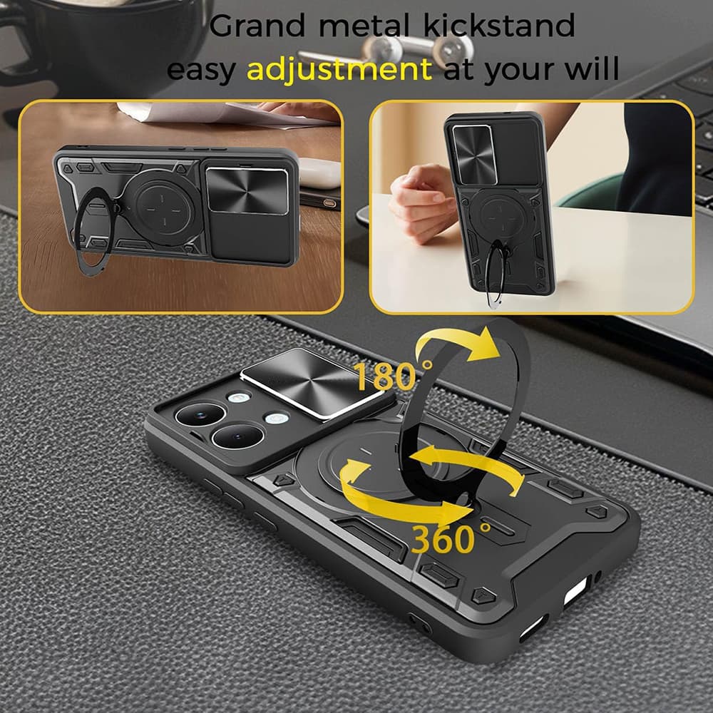 Kryt Techsuit CamGuard Pro Xiaomi Redmi A7 Pro 4G fialový - náhled 4
