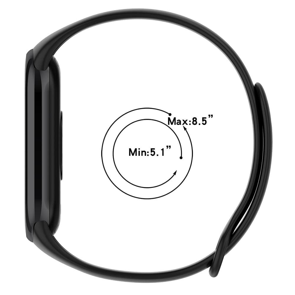 Řemínek Techsuit Watchband W014 pro Xiaomi Mi Band řady 8 9 a 10 klidně modrý - náhled 4