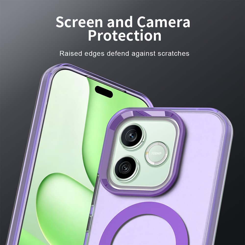 Kryt Techsuit CandyCase MagSafe pro Honor 600 / 600 Pro fialový - náhled 4