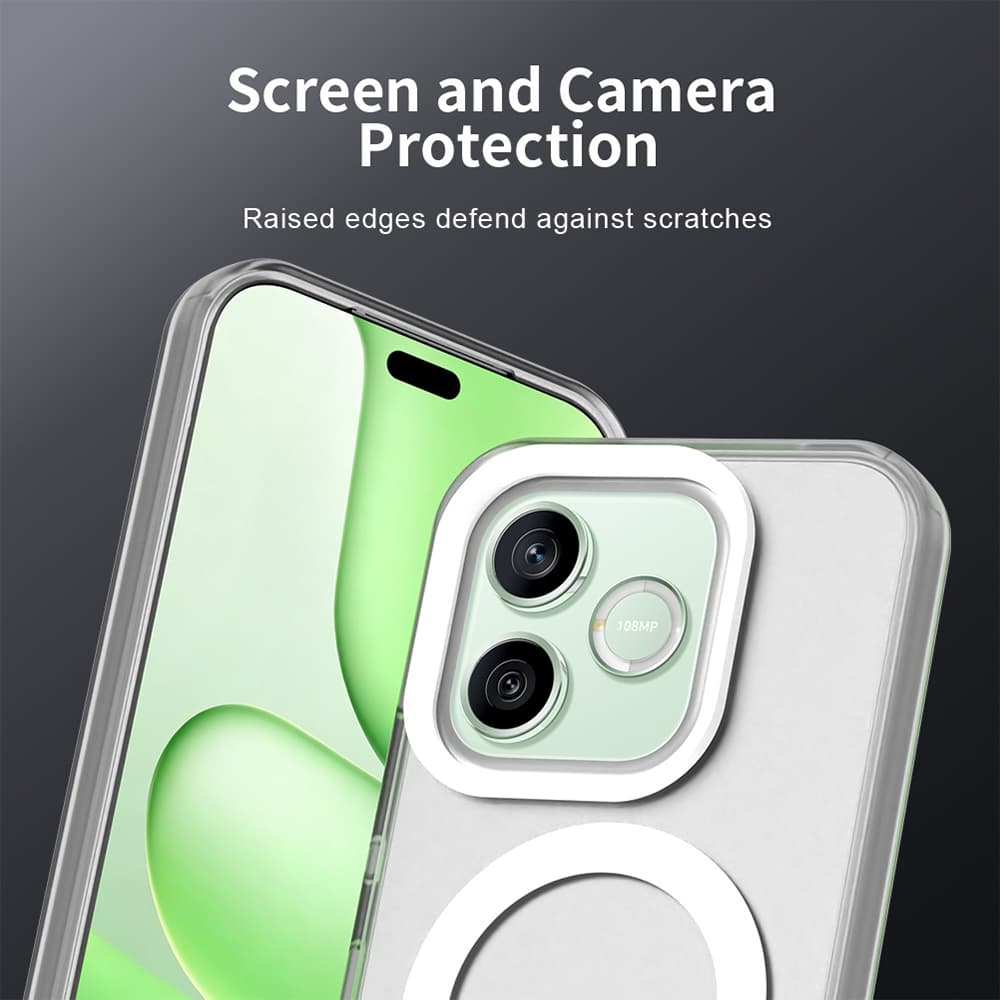 Kryt Techsuit CandyCase MagSafe pro Honor 600 / 600 Pro bílý - náhled 4
