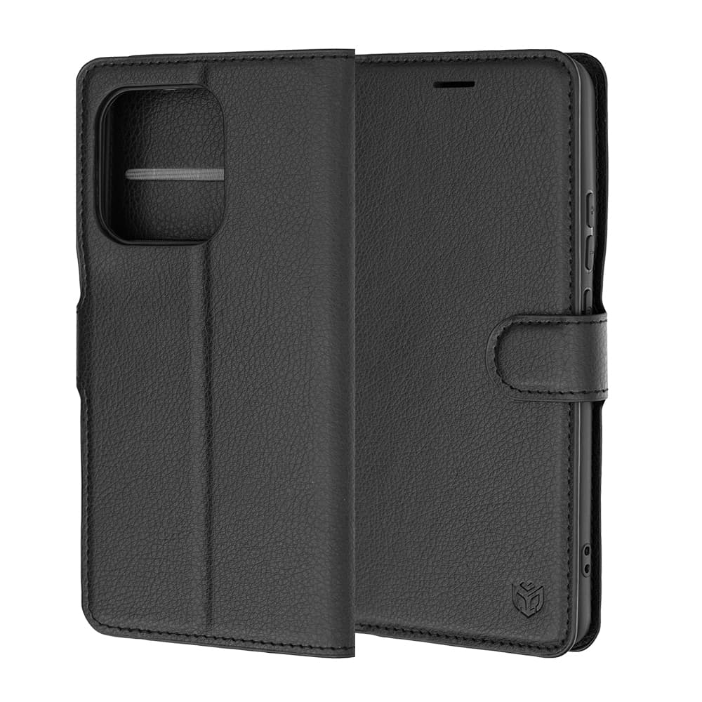 Kožené pouzdro Techsuit Leather Folio pro Motorola Signature černé - náhled 4
