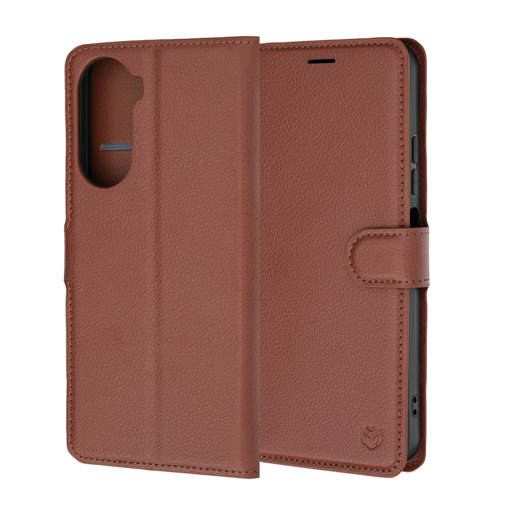 Kožené pouzdro Techsuit Leather Folio pro Xiaomi Redmi A7 Pro 4G hnědé - náhled 4