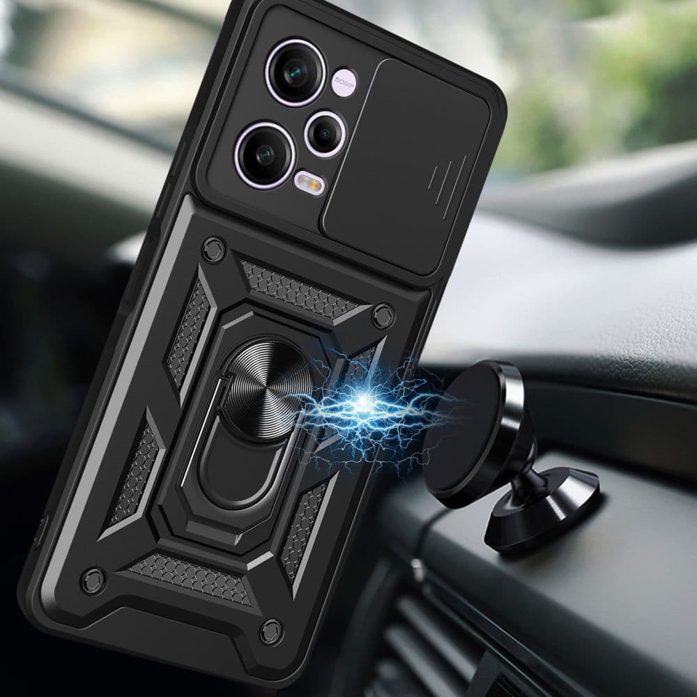 Techsuit CamShield Xiaomi Redmi Note 12 Pro 5G Poco X5 Pro Černá - náhled 4