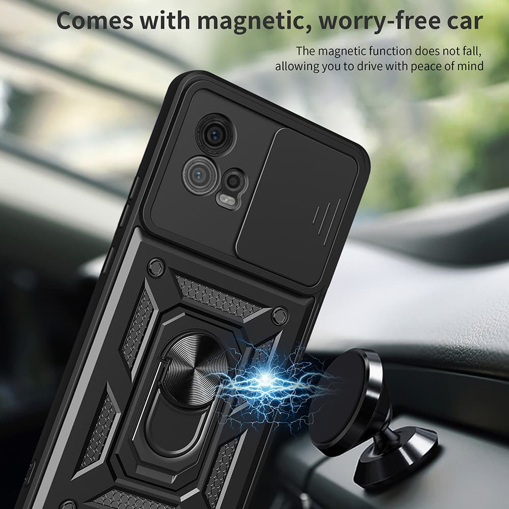 Techsuit Řada CamShield Motorola Moto G72 Černá - náhled 4