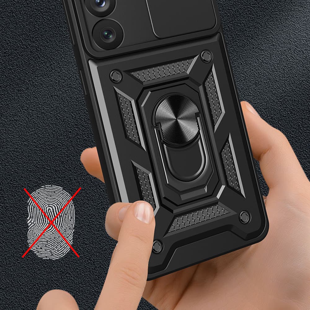 Techsuit Řada CamShield Samsung Galaxy S23 Ultra Černá - náhled 4