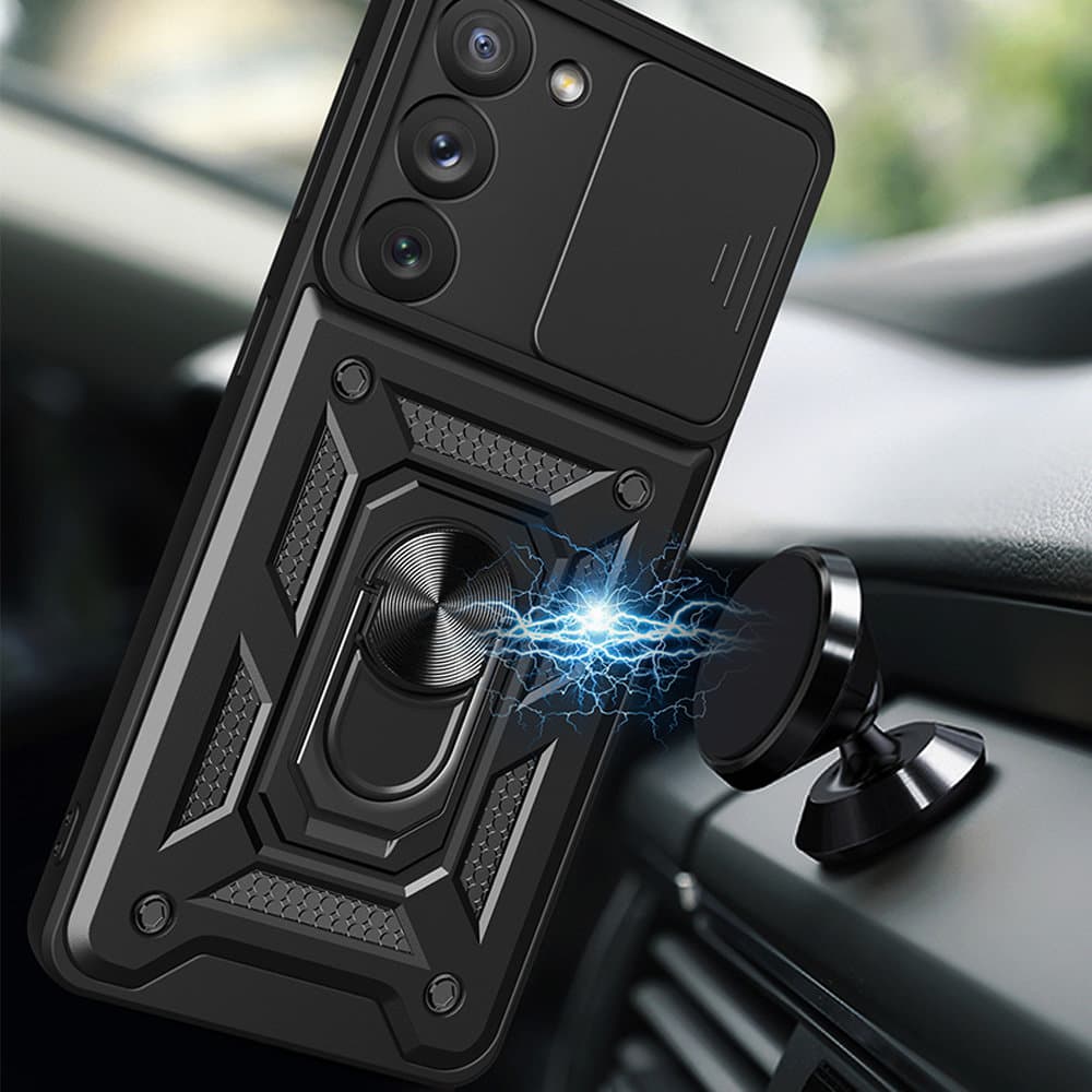 Techsuit CamShield Série Samsung Galaxy S23 Černá - náhled 4