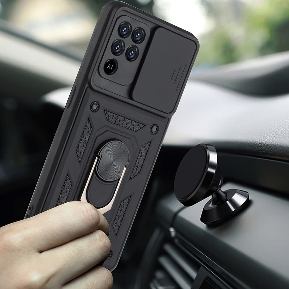 Techsuit CamShield Řada Oppo A94 4G Reno5 Lite Černá - náhled 4