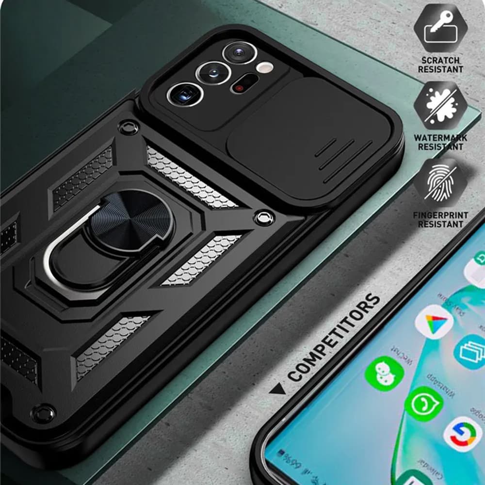 Techsuit CamShield Series Samsung Galaxy Note 20 Ultra 5G Černá - náhled 4
