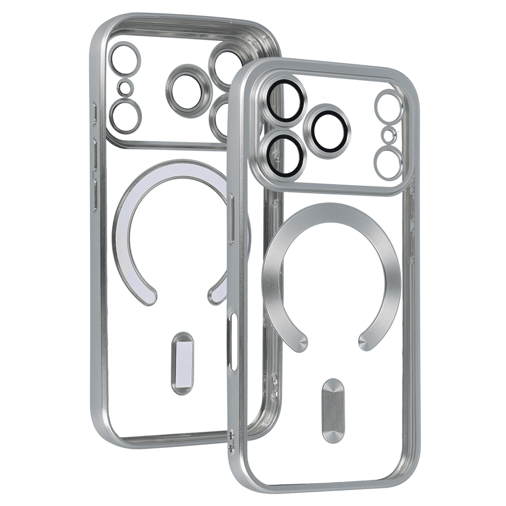 Zadní kryt Metallic MagSafe pro iPhone 17 Pro Max stříbrný - náhled 3