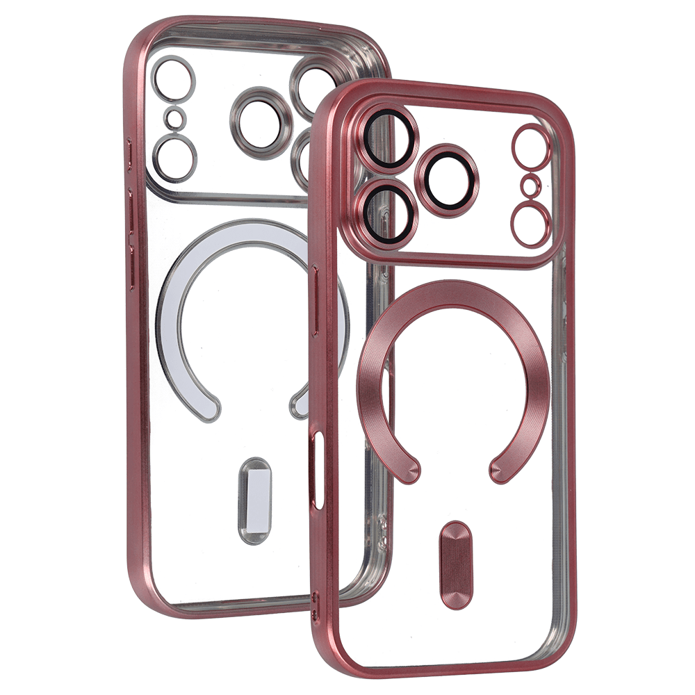 Zadní kryt Metallic MagSafe pro iPhone 17 Pro Pink - náhled 3