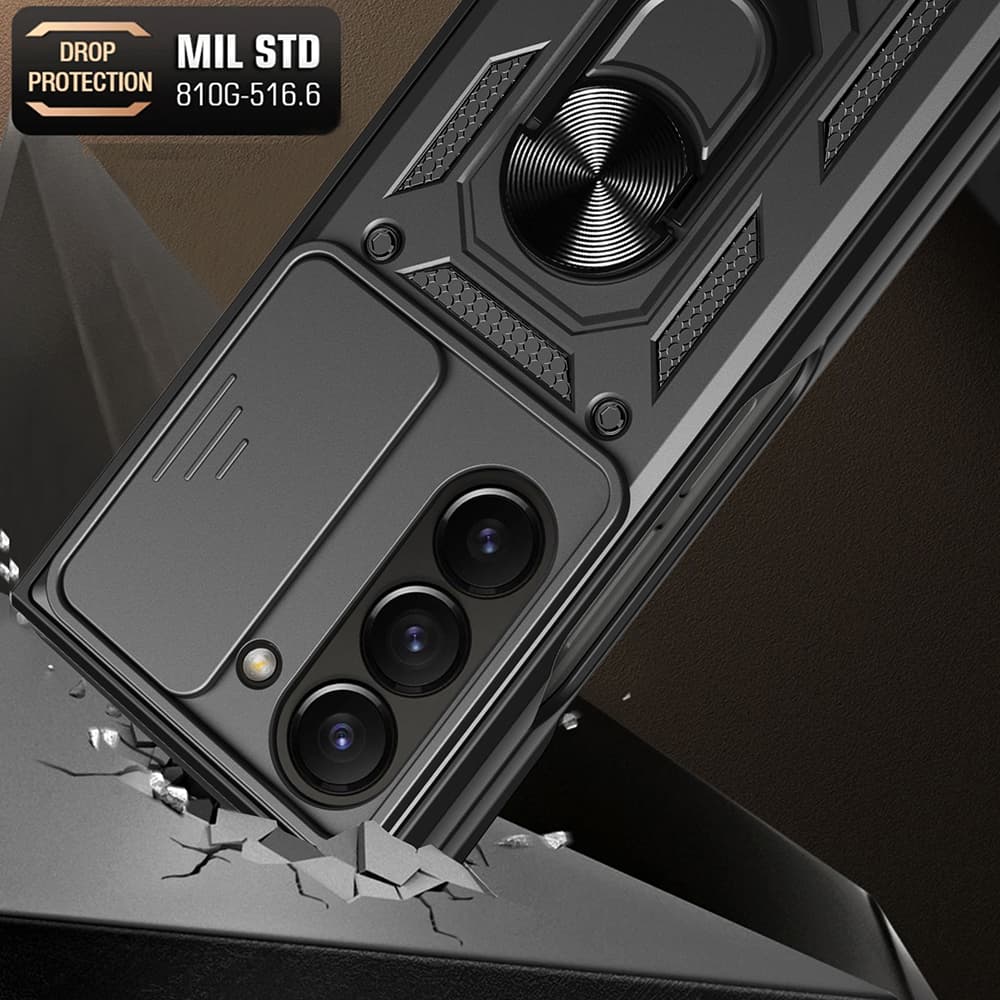 Techsuit Řada CamShield Samsung Galaxy Z Fold5 Černá - náhled 4