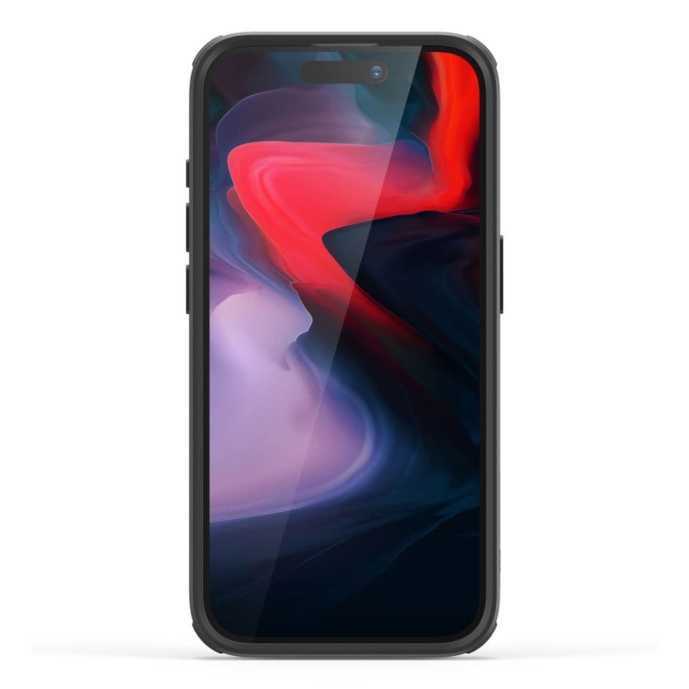 ESR Classic Hybrid HaloLock Kickstand iPhone 15 Pro Clear Black - náhled 4