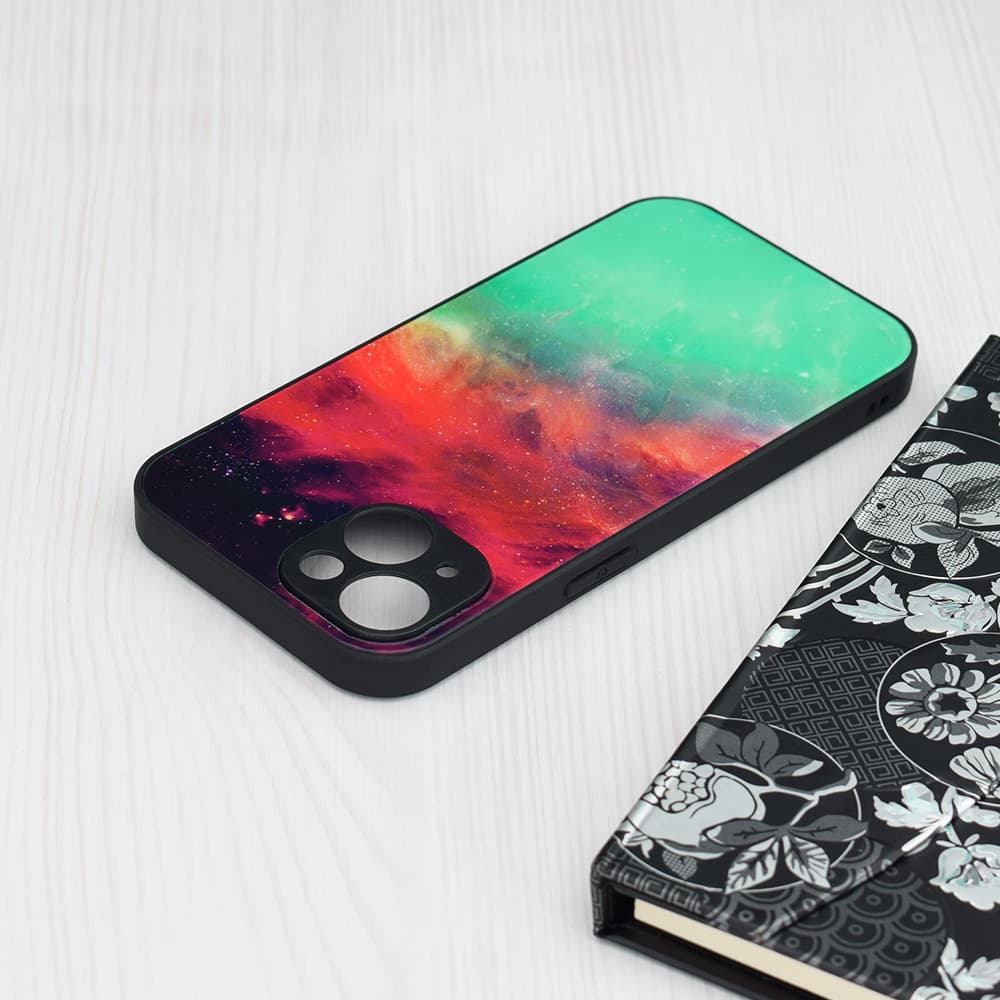 Techsuit Série Glaze iPhone 15 Plus Ohnivý oceán - náhled 4