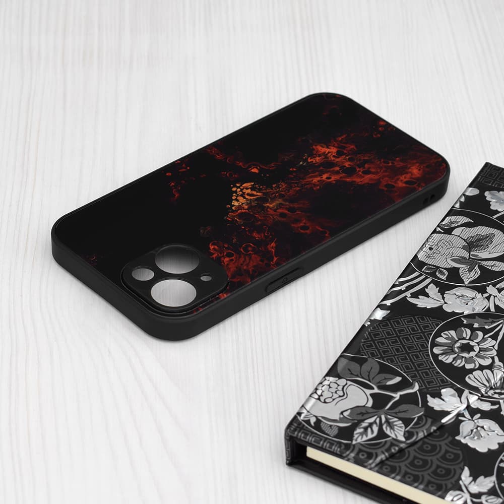 Techsuit Glaze Series iPhone 15 Plus Červená mlhovina - náhled 4