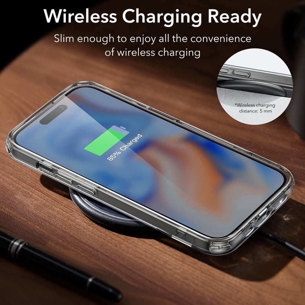 ESR Air Shield Boost Kickstand iPhone 15 Plus Průhledný - náhled 4