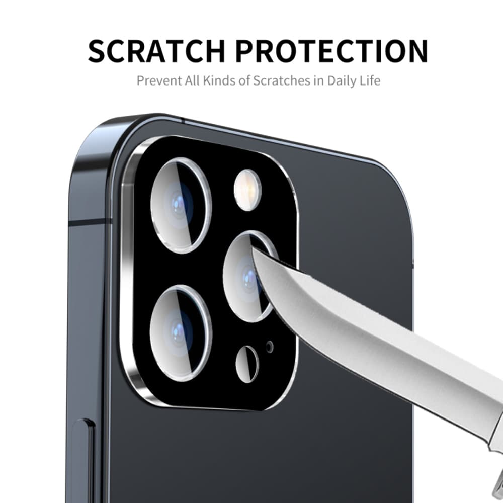 Techsuit Celoskelná ochrana kamery iPhone 15 Pro iPhone 15 Pro Max Black - náhled 4