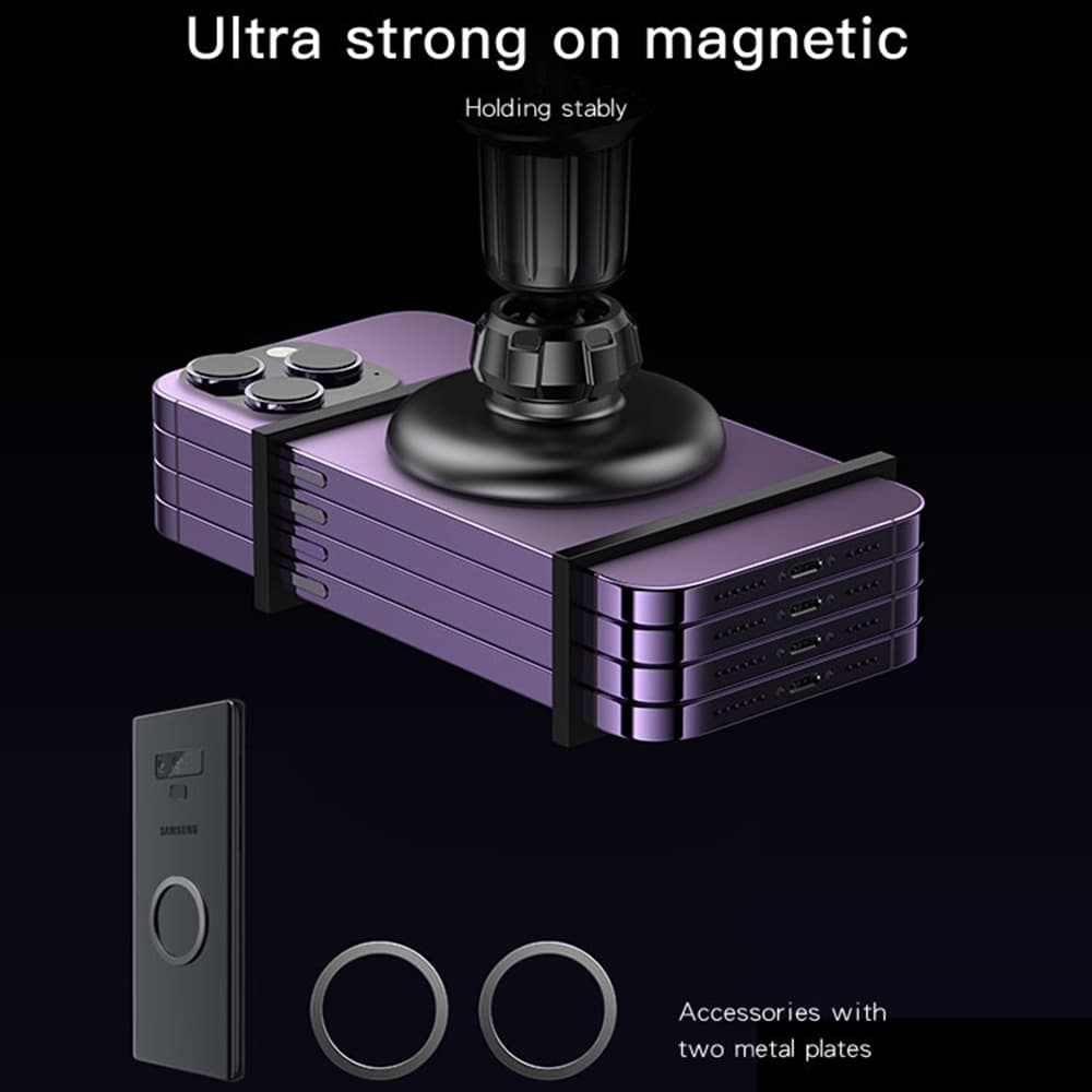 Yesido C156 Magnetický držák do ventilace černý - náhled 4