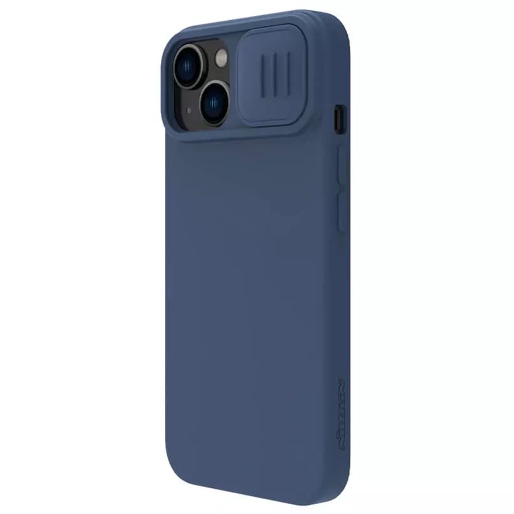 Nillkin CamShield Silky MagSafe iPhone 15 Plus Půlnoční modrá - náhled 4